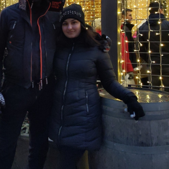 Athleta Black Long Puffer Parka - Picture 13 of 15